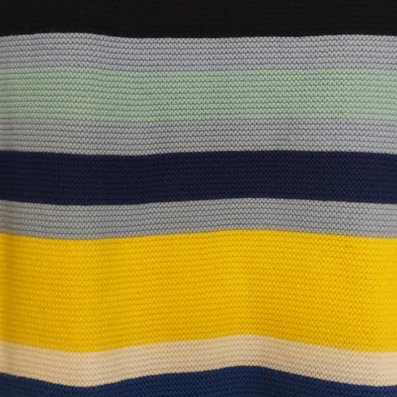 Talbots Pima Cotton 3/4 Button Sleeve Sweater Medium blue - Picture 10 of 10